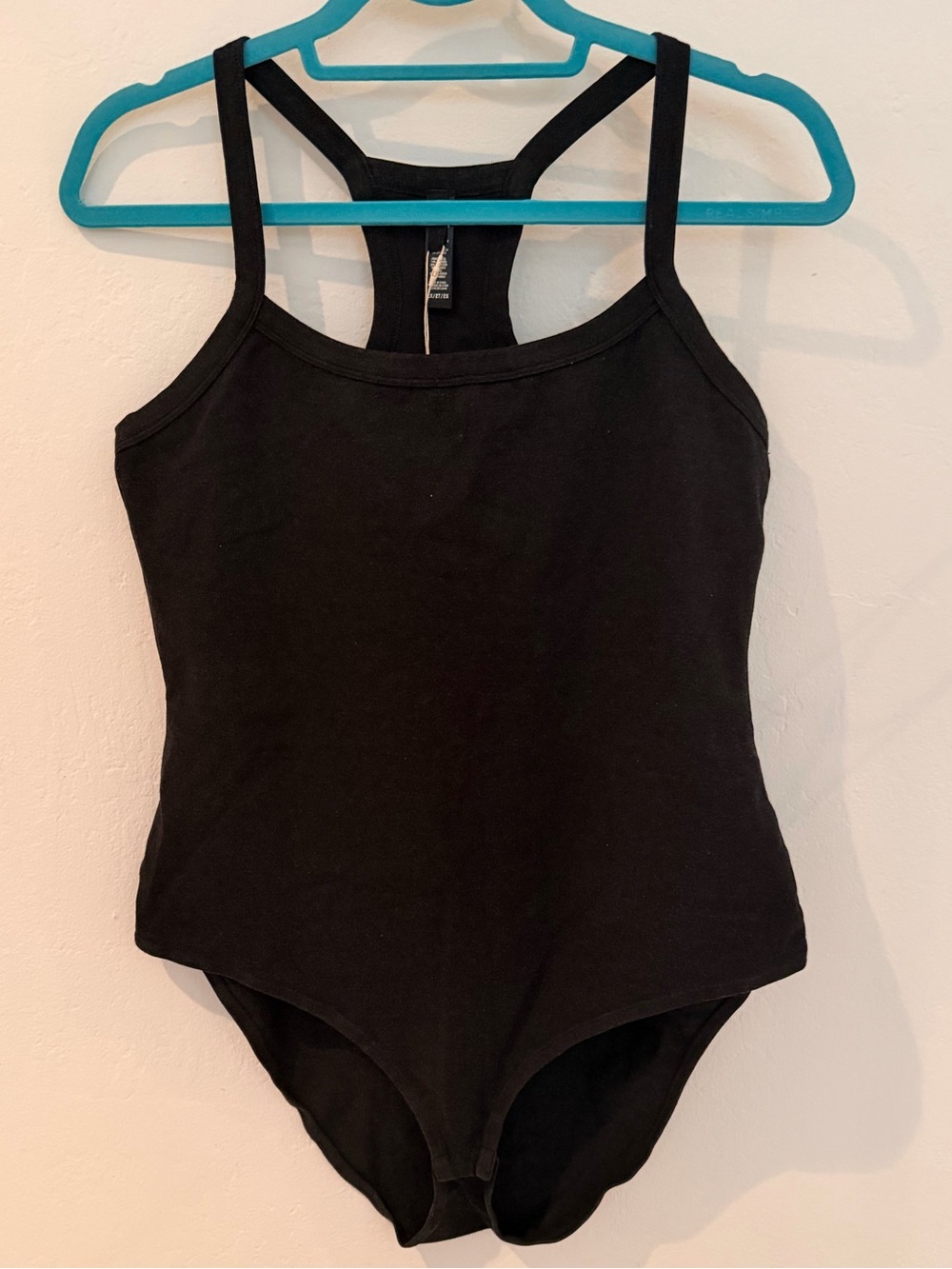 SKIMS Black Tank Style Bodysuit
